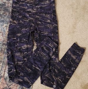 Lululemon Purple Camo Leggings